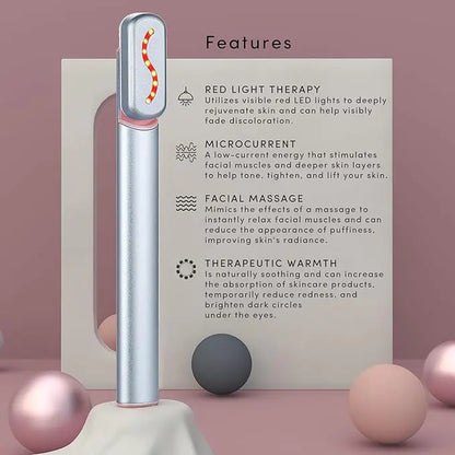 Red Light Therapy Facial Massager Wand