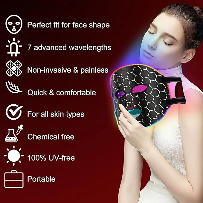 Red Light Therapy Face Mask